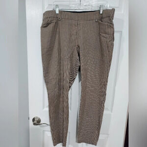 Maurices Houndstooth Pattern Pull On Skinny Pant in Size 18W Long